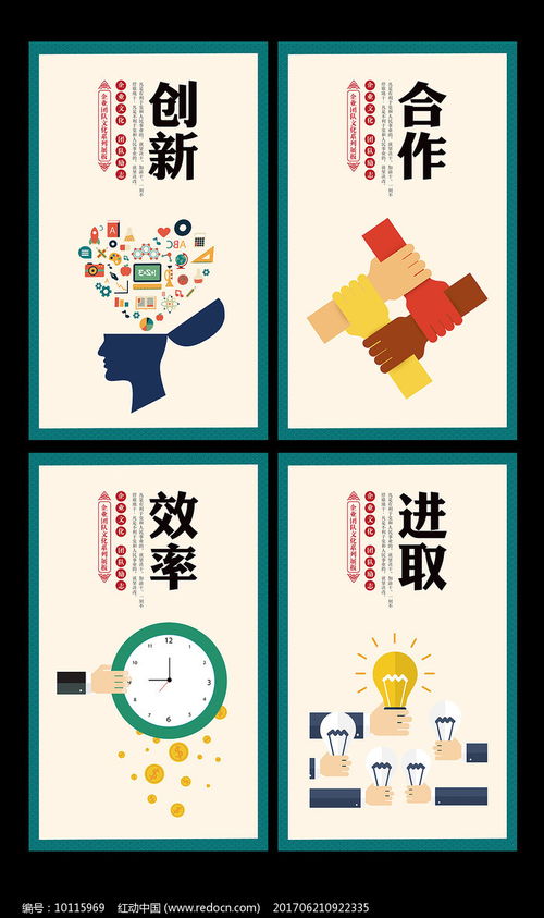 矢量創(chuàng)意企業(yè)文化展板 數(shù)字文化創(chuàng)意內(nèi)容應(yīng)用服務(wù)新標(biāo)桿